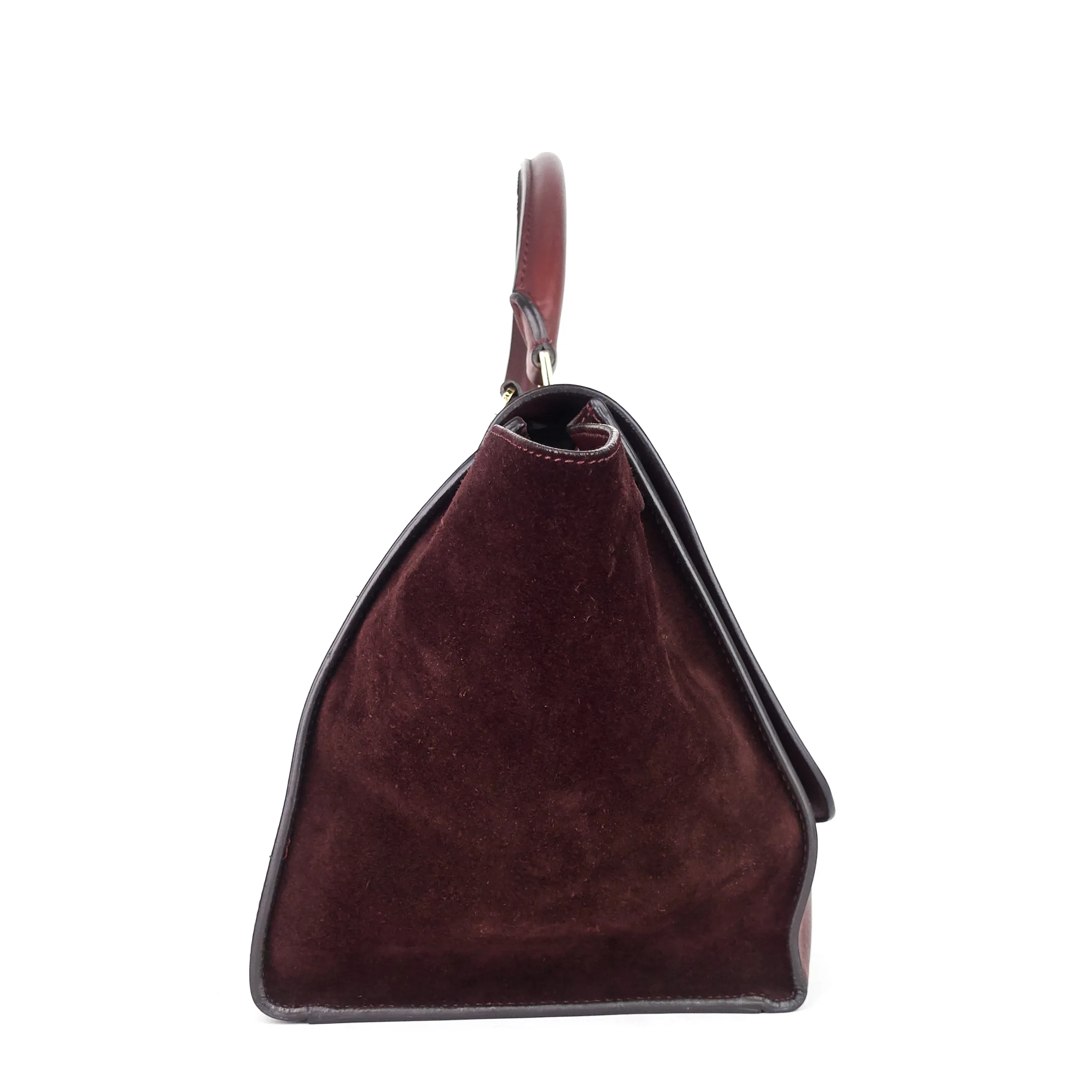 Sac Céline Trapeze Medium en Cuir Veau et Suède