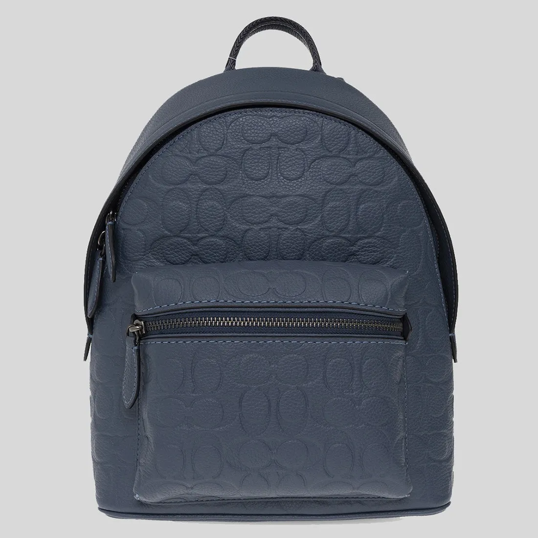 Sac à dos COACH Charter 24 en cuir signature et denim CH762