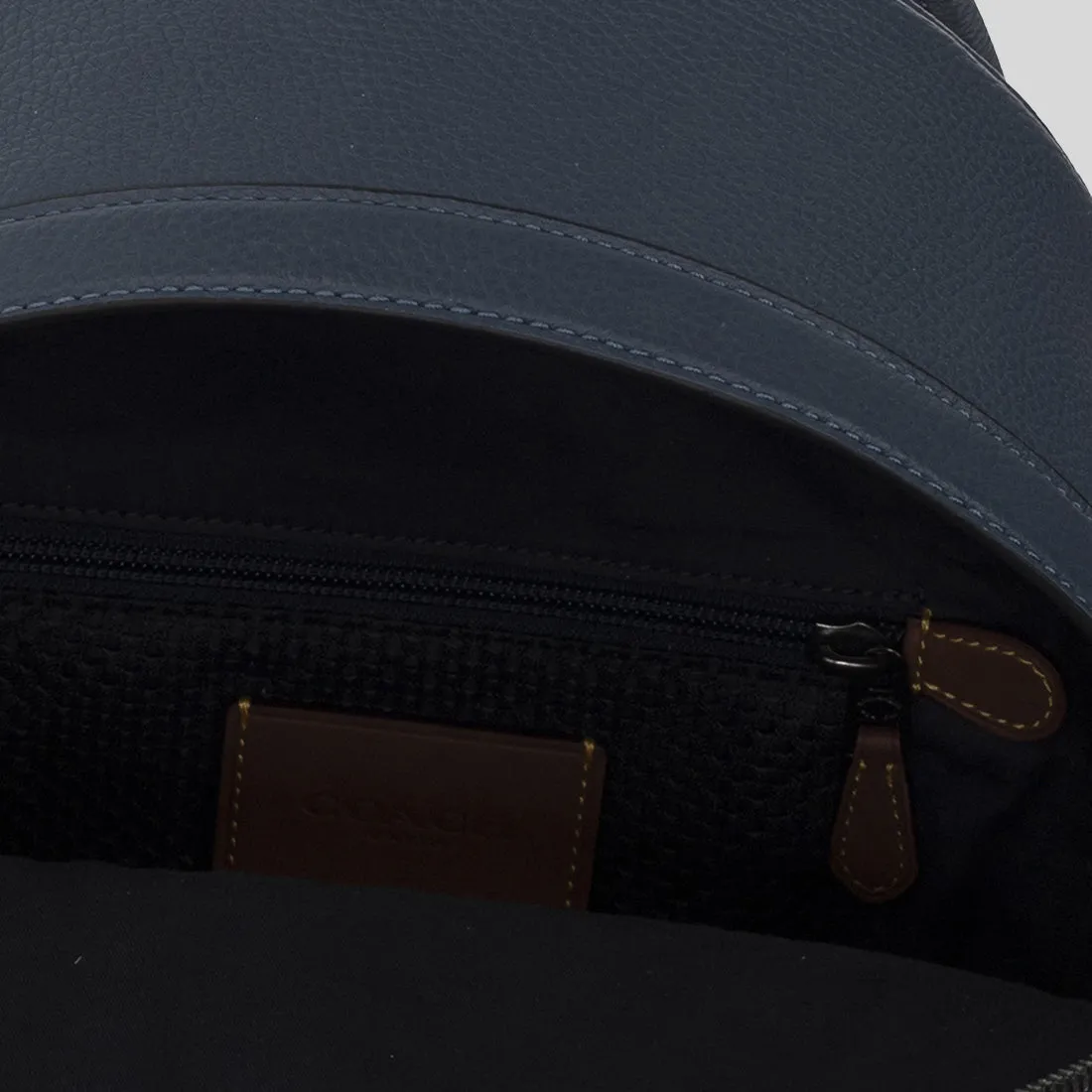 Sac à dos COACH Charter 24 en cuir signature et denim CH762