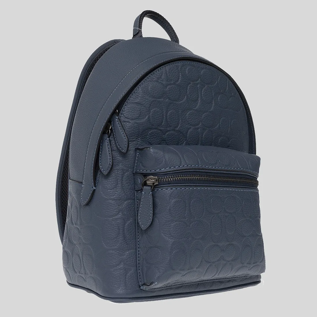 Sac à dos COACH Charter 24 en cuir signature et denim CH762