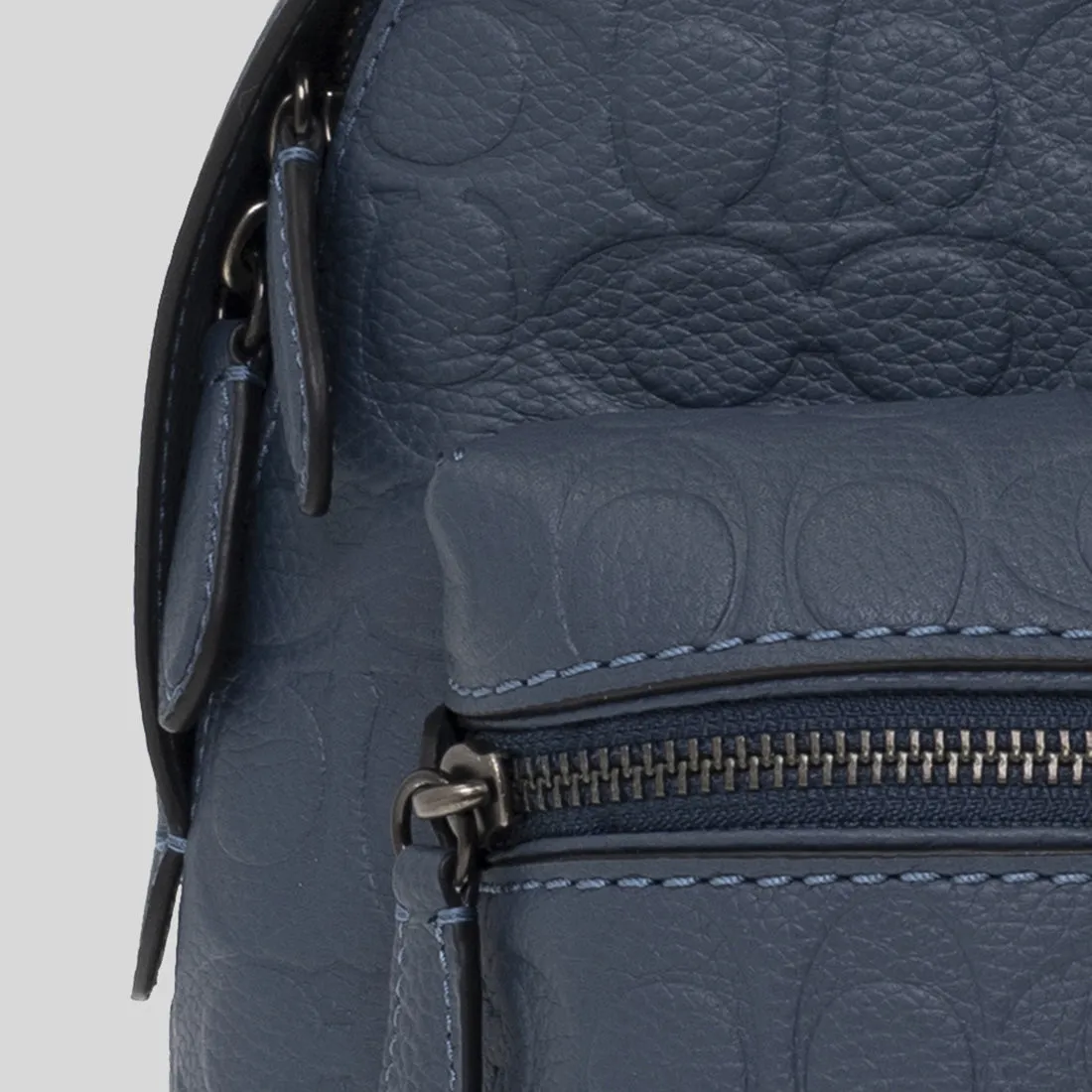 Sac à dos COACH Charter 24 en cuir signature et denim CH762