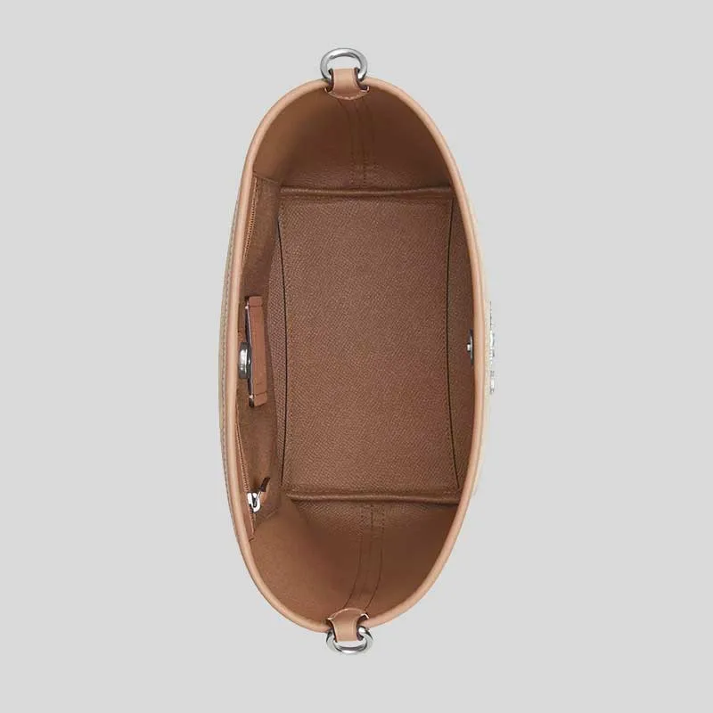 Sac Coach COACH City Bucket en toile signature taupe CT800