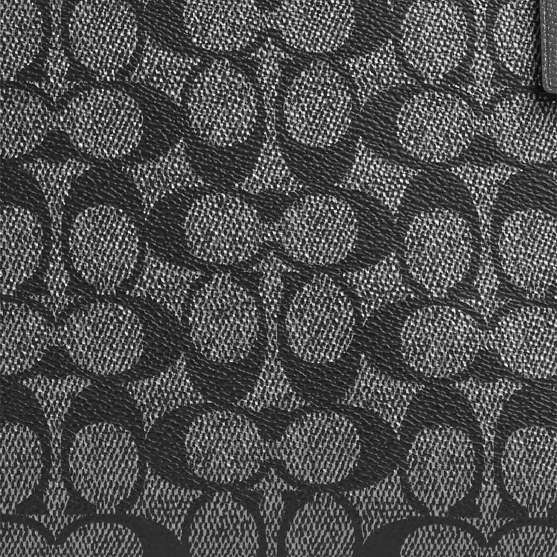 Sac à main COACH Fiona à fermeture éclair en toile Signature Gunmetal-Multi CW396