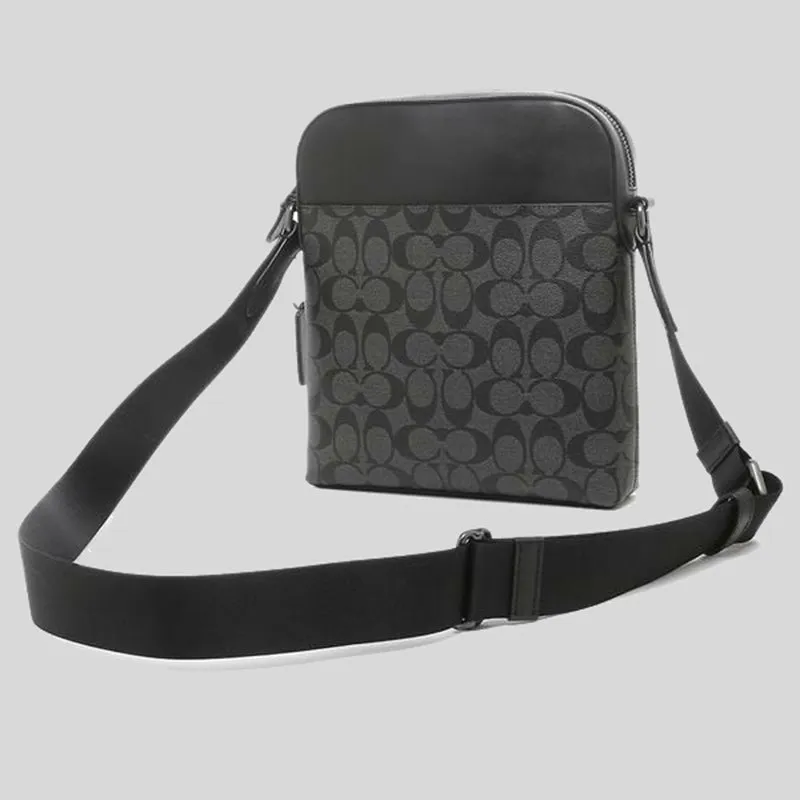 Sac de voyage COACH Houston en toile Signature 4010 Charbon Noir