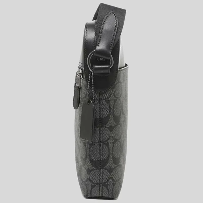 Sac de voyage COACH Houston en toile Signature 4010 Charbon Noir