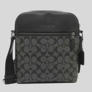 Sac de voyage COACH Houston en toile Signature 4010 Charbon Noir