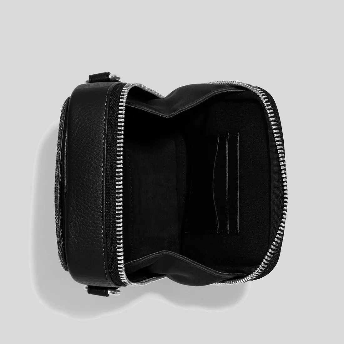 Sacs Coach COACH Stanton Bandoulière En Jacquard Signature Noir CH097