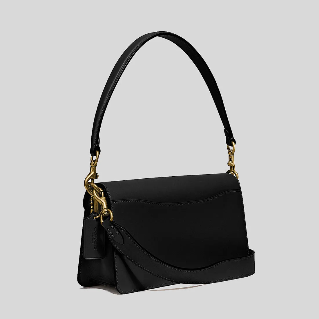 Sac à bandoulière COACH Tabby 26 en toile signature beige et noir 91215