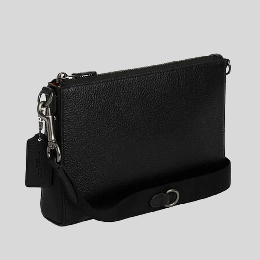 Sac bandoulière Coach COACH Holden en toile signature à motifs Charbon/Noir Multi CW372