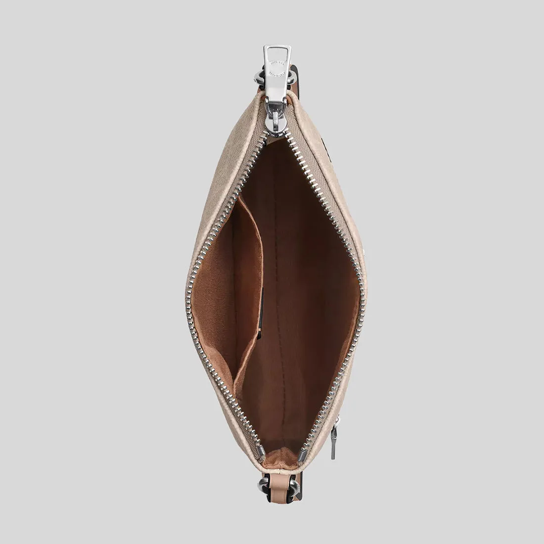 Sac bandoulière COACH Mini Rowan en toile Signature couleur sable/taupe CW325