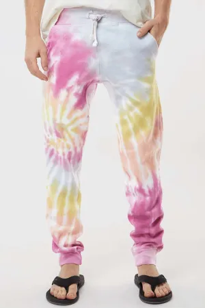Pantalon de jogging pour homme Colortone avec poches - Rose désert