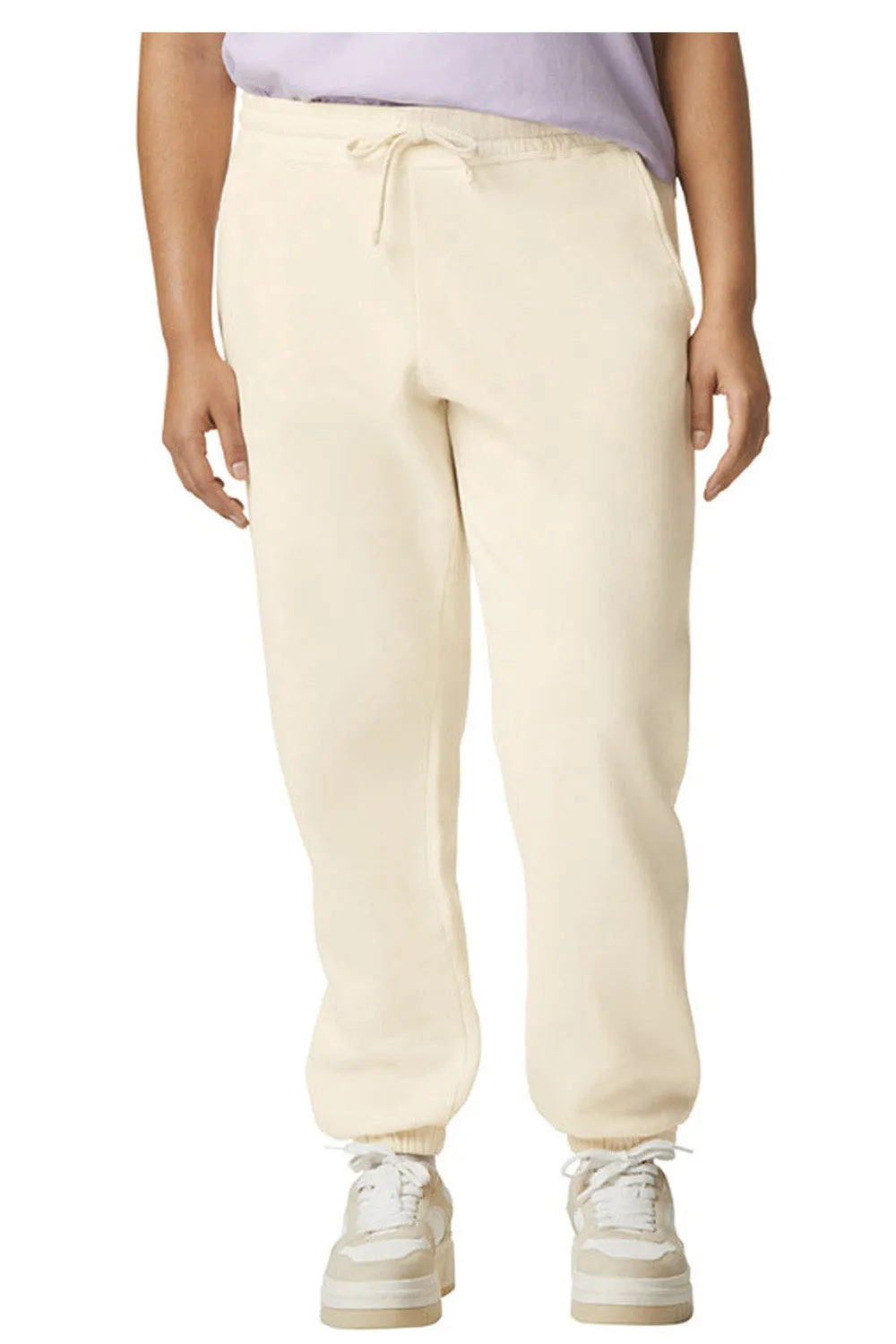 Pantalon en molleton teint vêtement pour hommes Comfort Colors avec poches - Ivoire