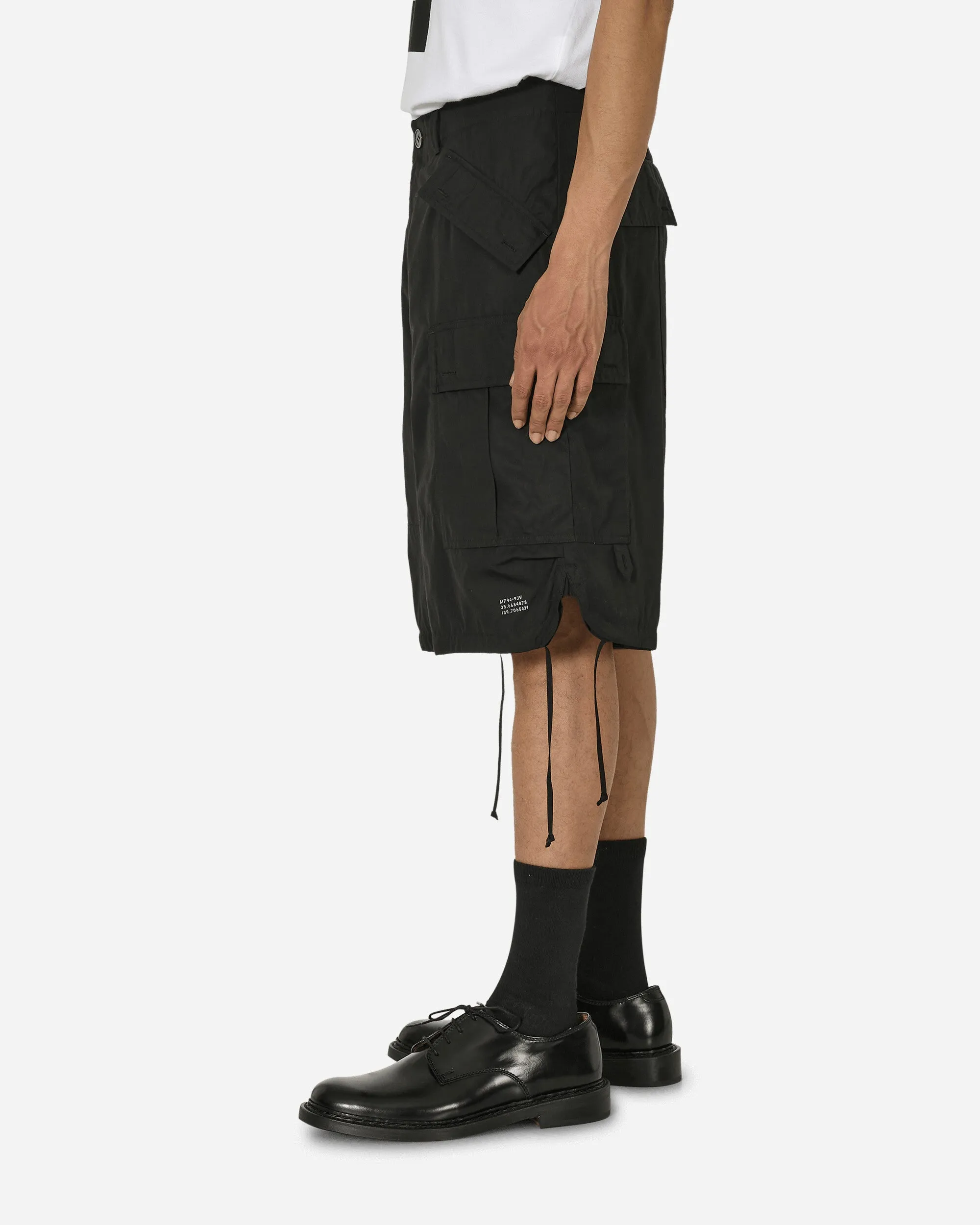 Short en coton Tour Me Noir