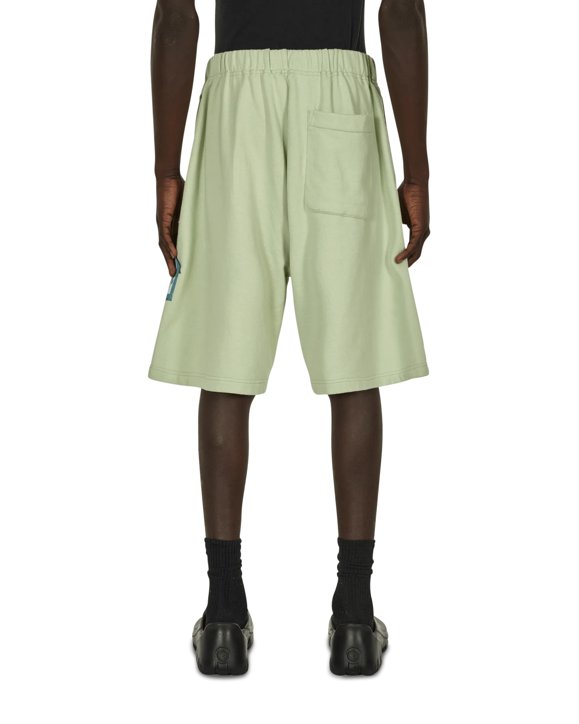 Short en coton vert
