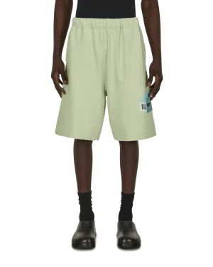Short en coton vert