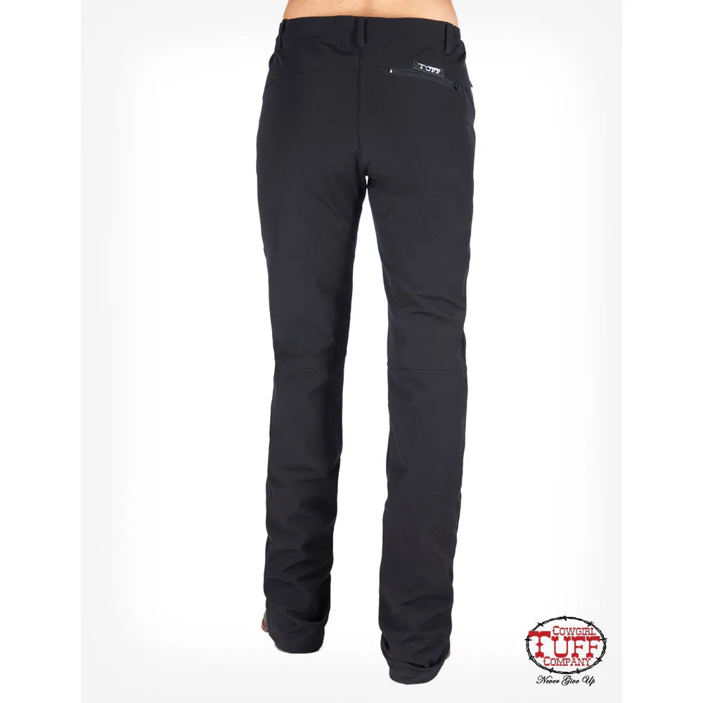 Pantalon d'extérieur noir Cowgirl Tuff