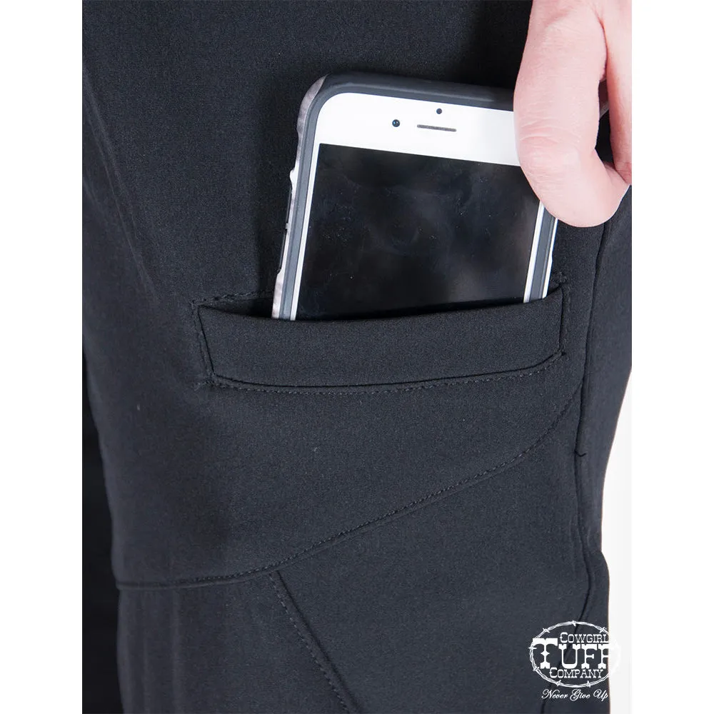 Pantalon d'extérieur noir Cowgirl Tuff