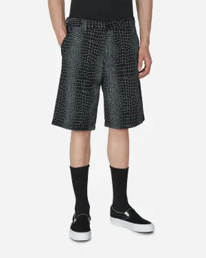 Short Crocodile Noir