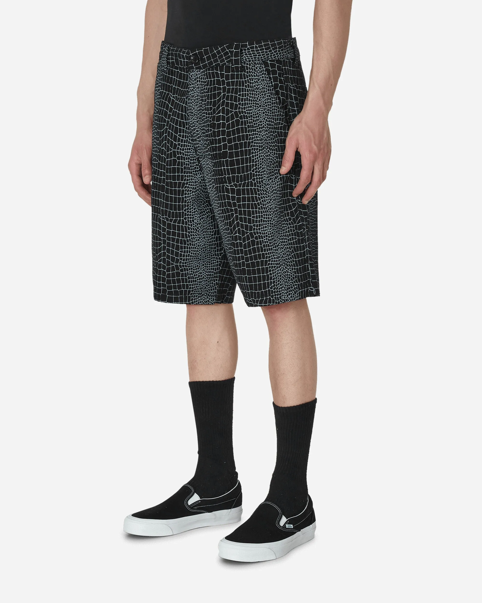 Short Crocodile Noir