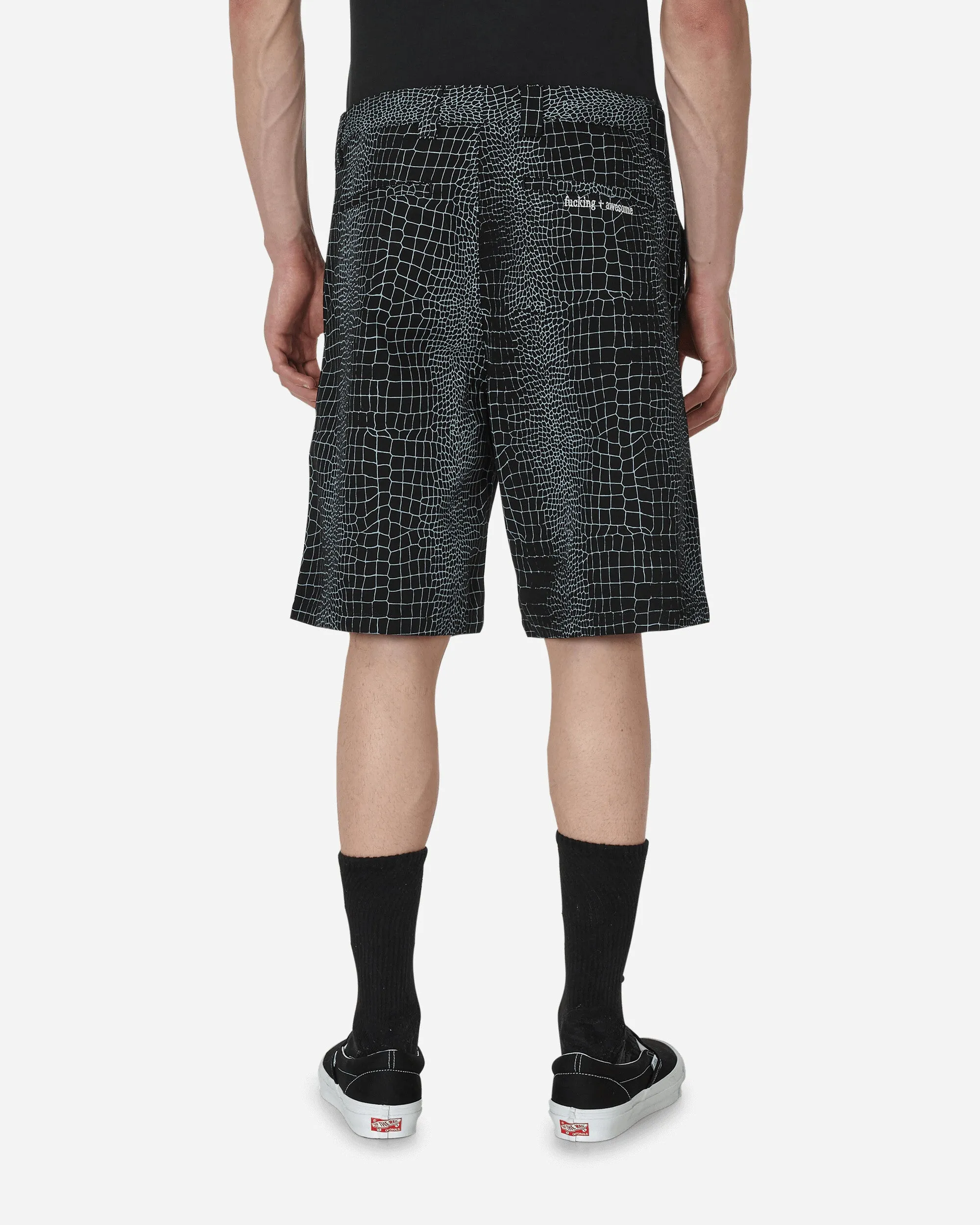 Short Crocodile Noir