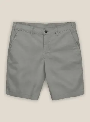 Shorts Chino extensibles gris foncé