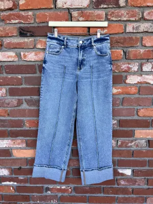 Cher John Holly Jeans droit ourlet retroussé haute taille Lake Shore
