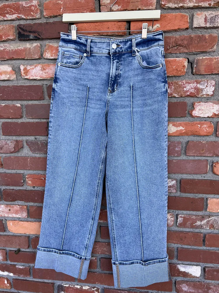 Cher John Holly Jeans droit ourlet retroussé haute taille Lake Shore