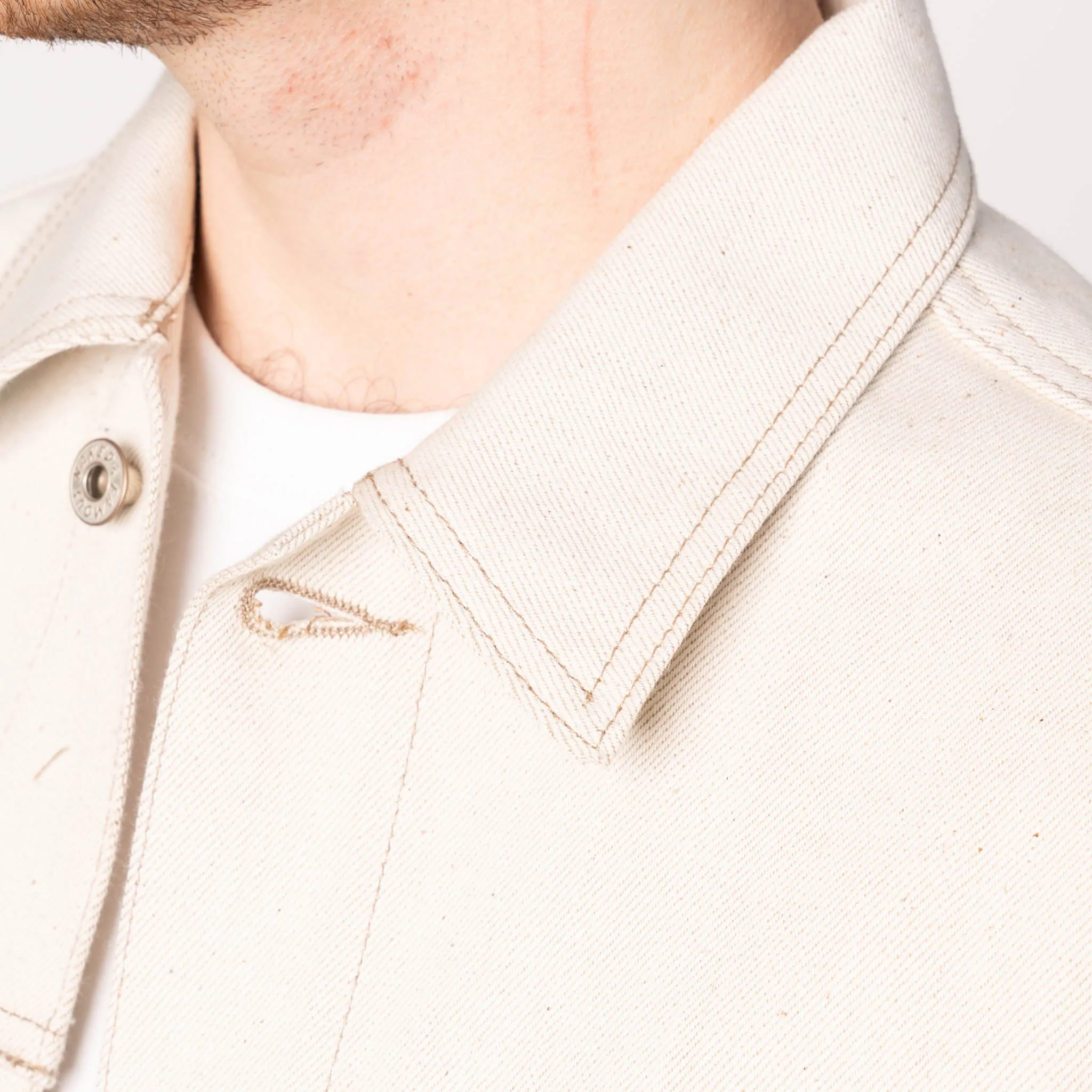Veste en jean - Foxfibre® écru naturel à lisière