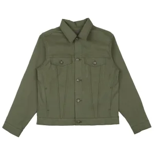 Veste en Jean - Duck Selvedge Vert Armée