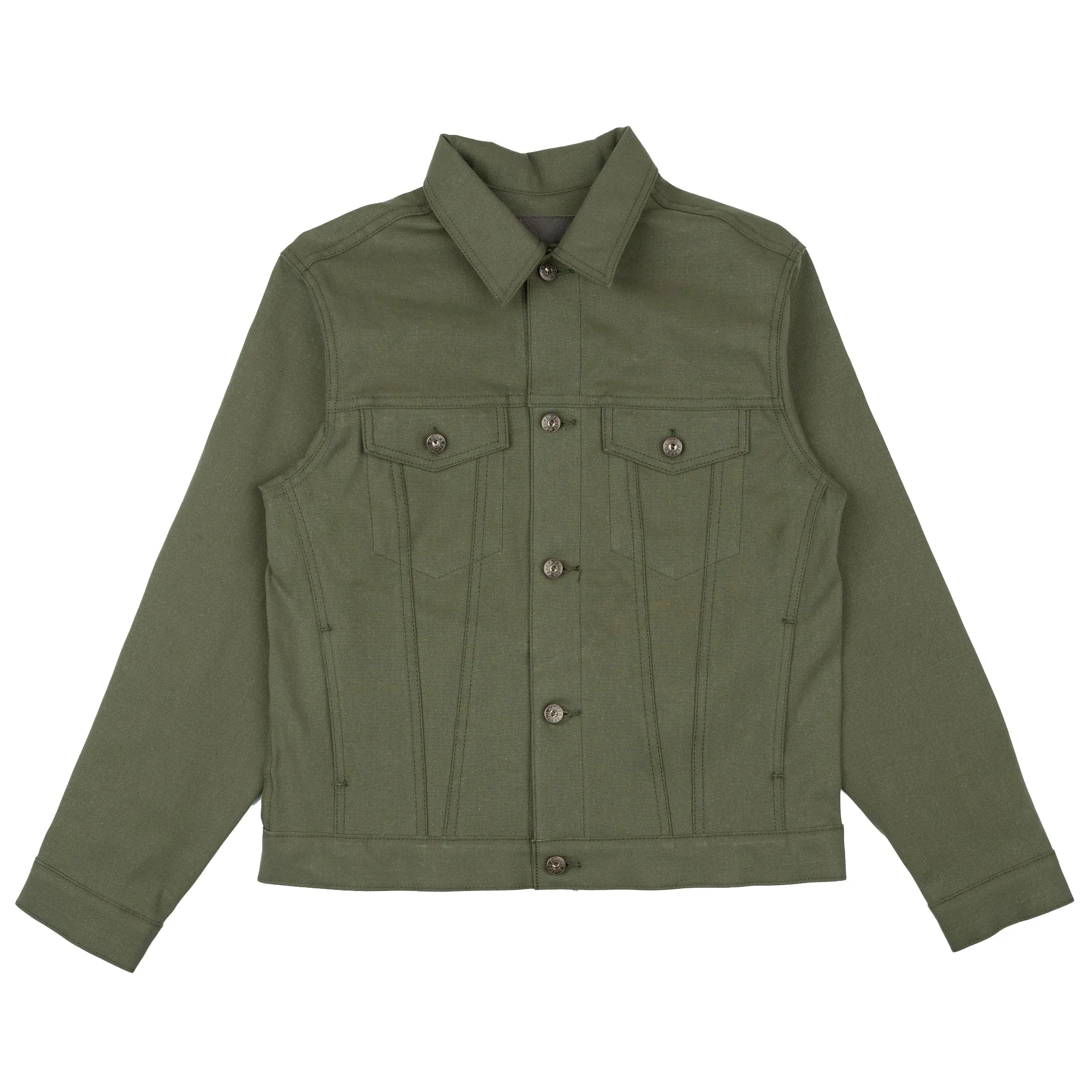 Veste en Jean - Duck Selvedge Vert Armée