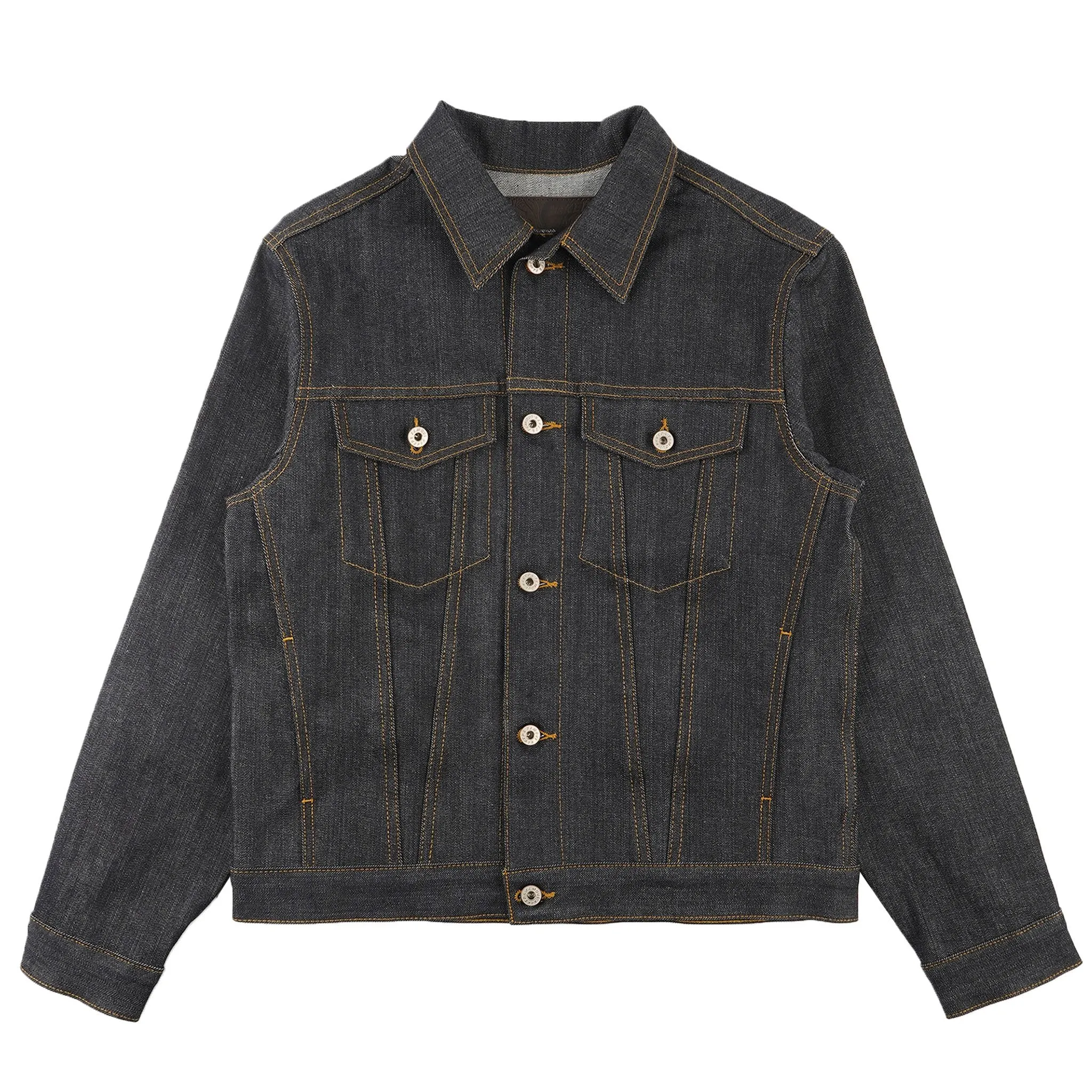 Veste en Jean - Sergé Croisé à Lisière