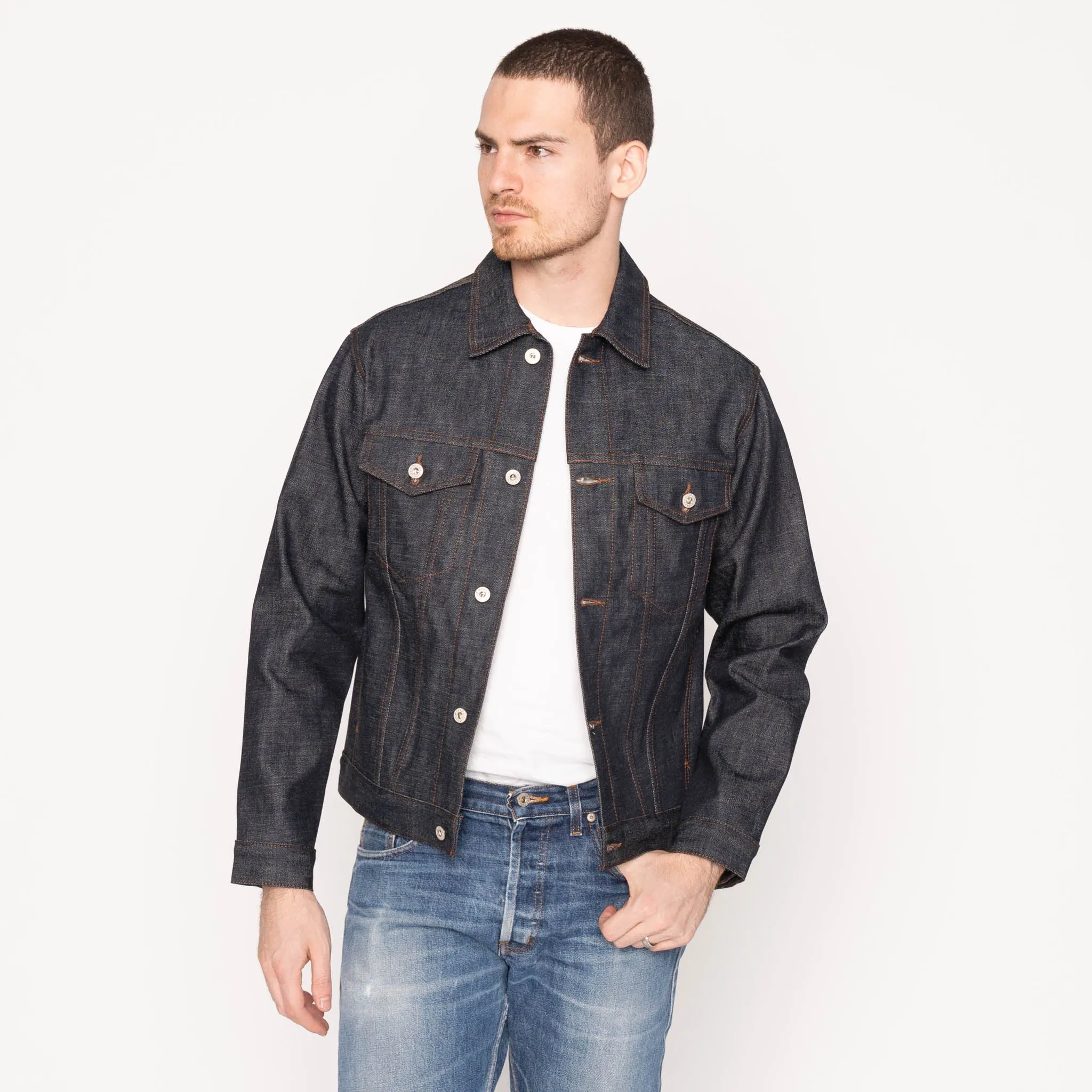 Veste en Jean - Love & Peace Selvedge