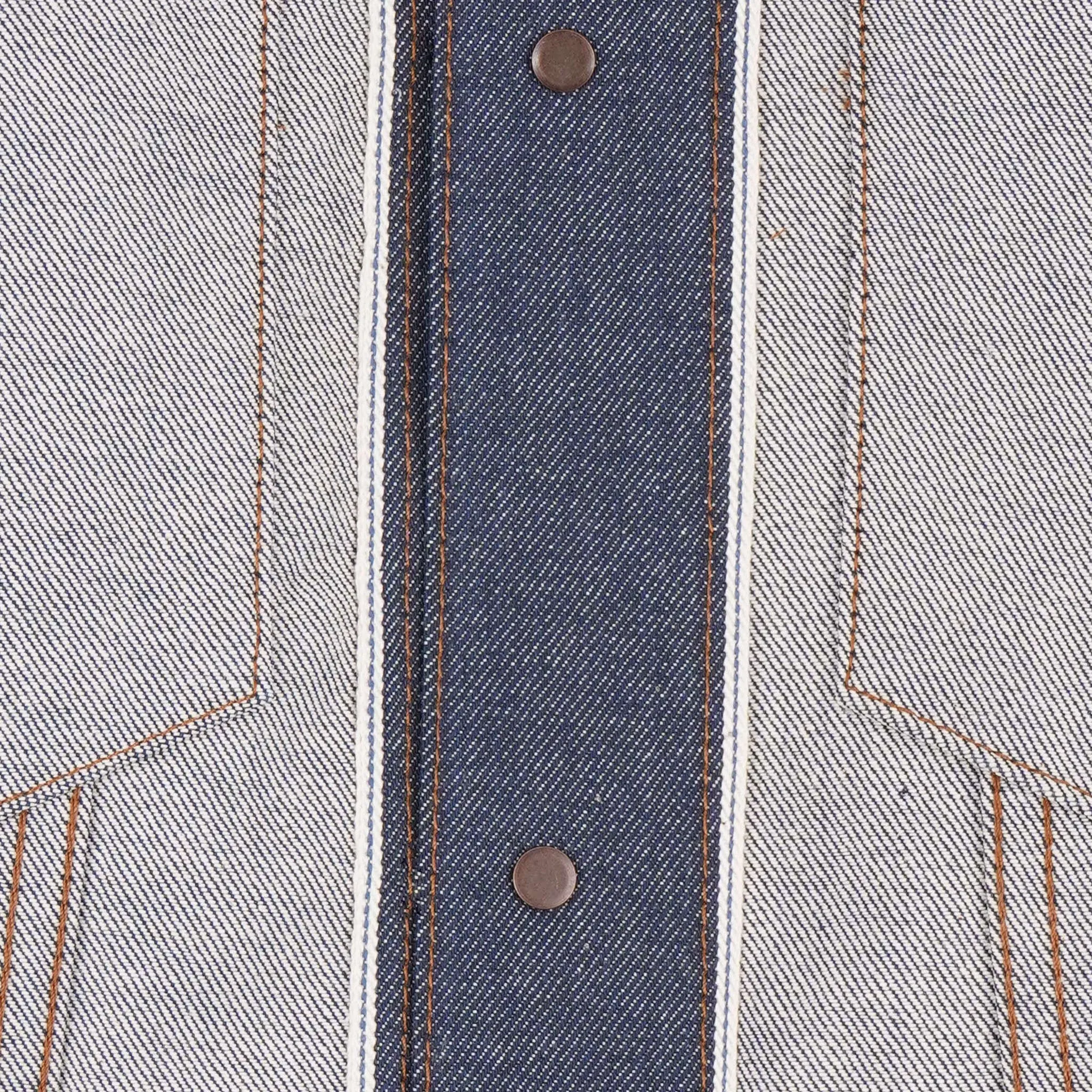 Veste en jean - Selvedge indigo naturel