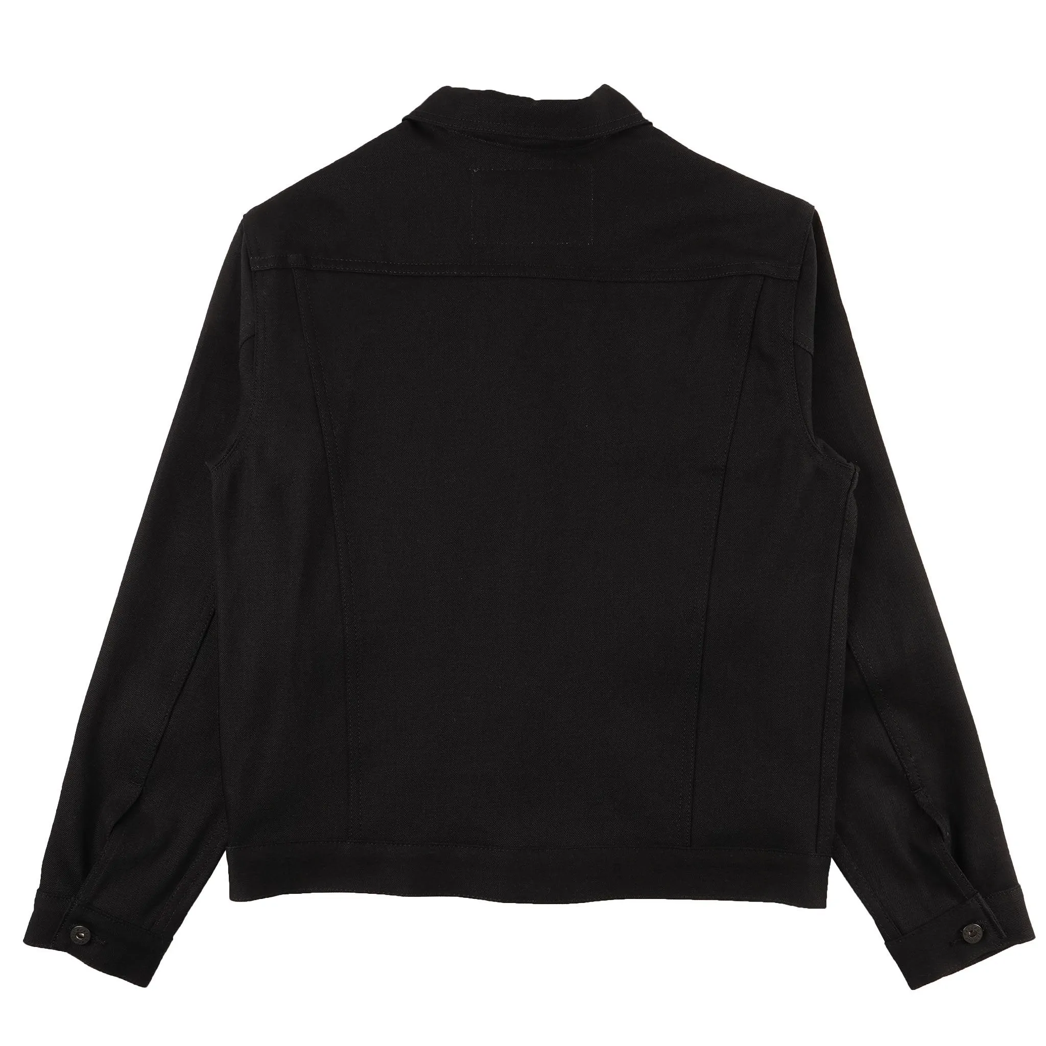 Veste en Jean - Noir Uni à Lisière