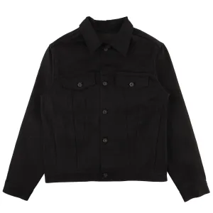 Veste en Jean - Noir Uni à Lisière