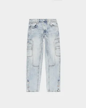 Pantalon à double aiguille en denim
