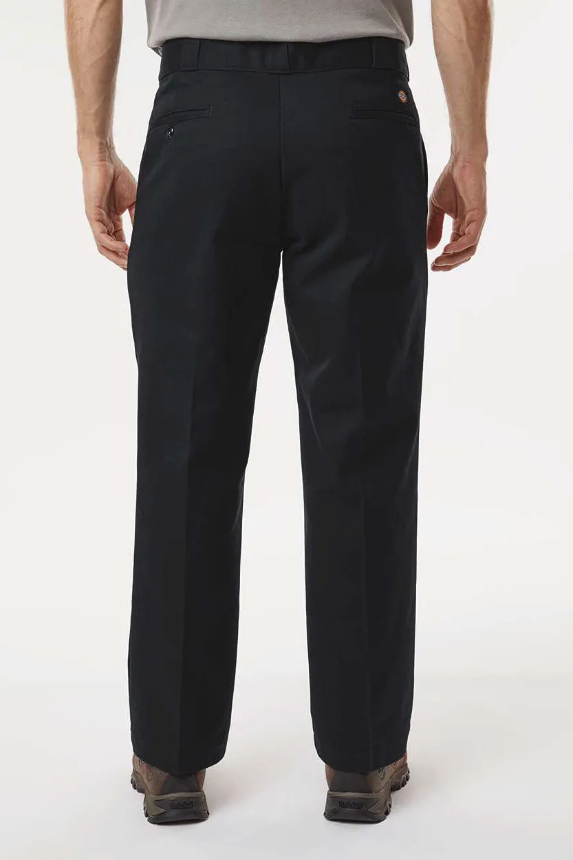 Pantalons de travail résistants aux taches pour hommes Dickies avec poches - Noir