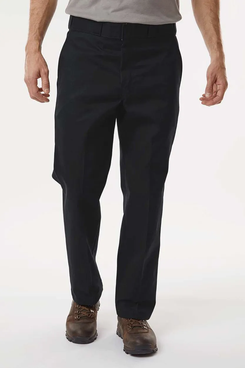 Pantalons de travail résistants aux taches pour hommes Dickies avec poches - Noir
