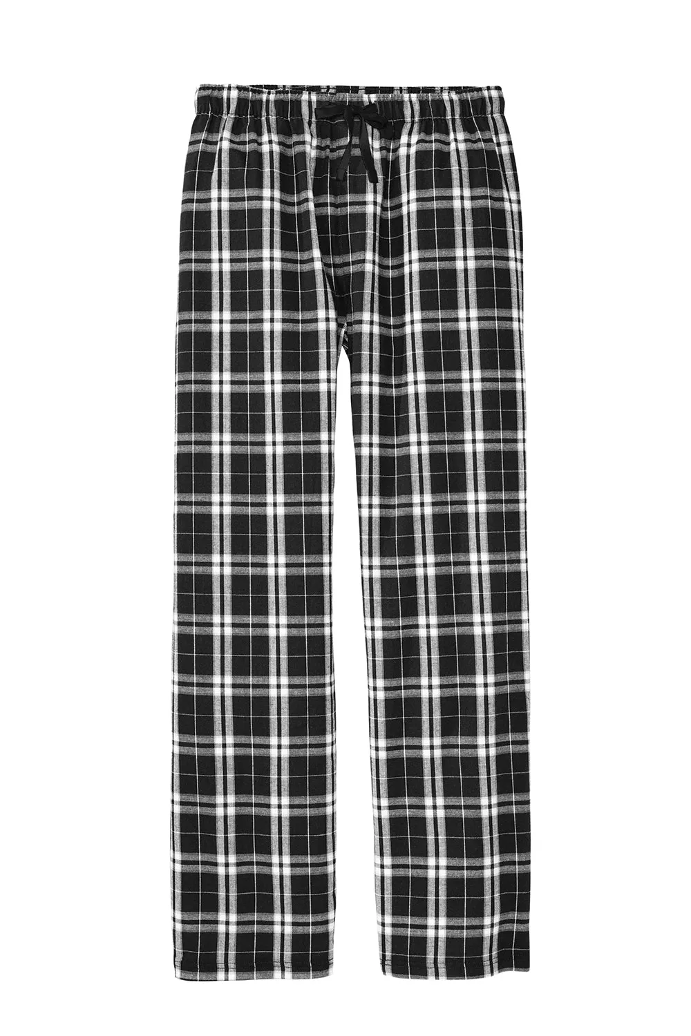 Pantalon de détente en flanelle à carreaux pour homme District - Noir