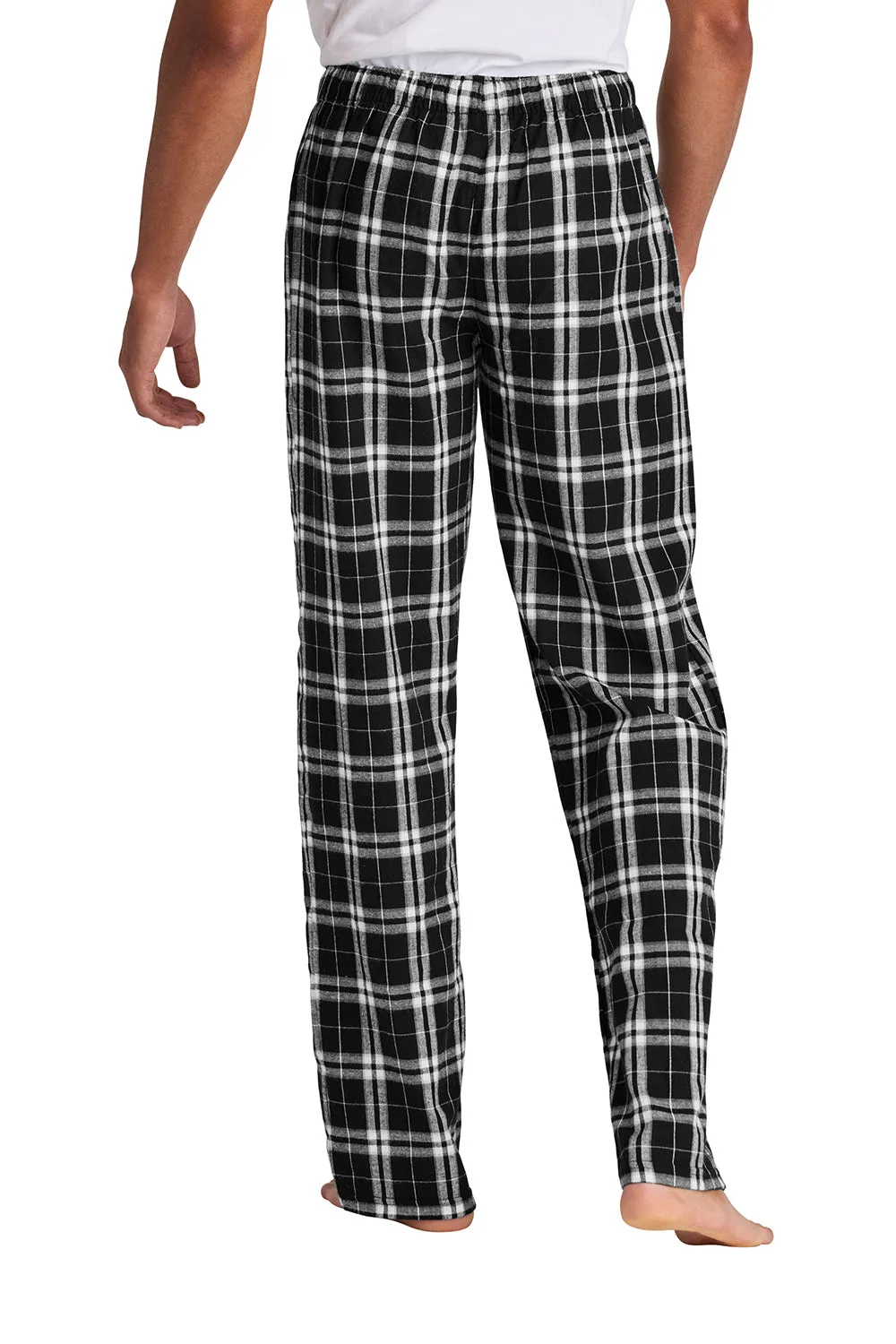 Pantalon de détente en flanelle à carreaux pour homme District - Noir