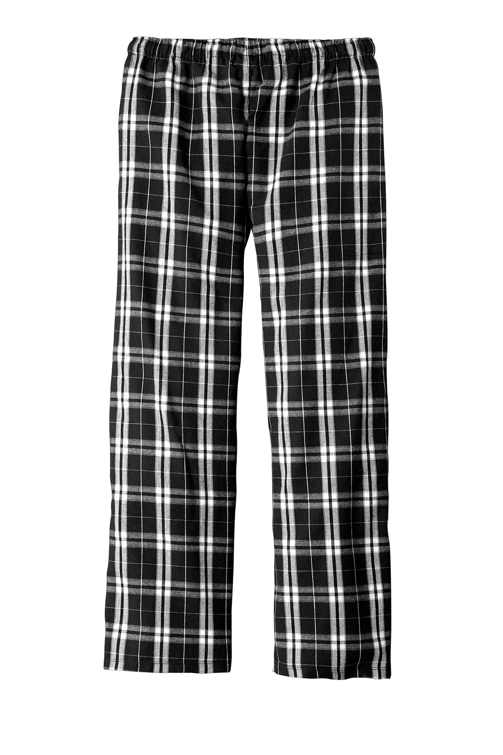 Pantalon de détente en flanelle à carreaux pour homme District - Noir