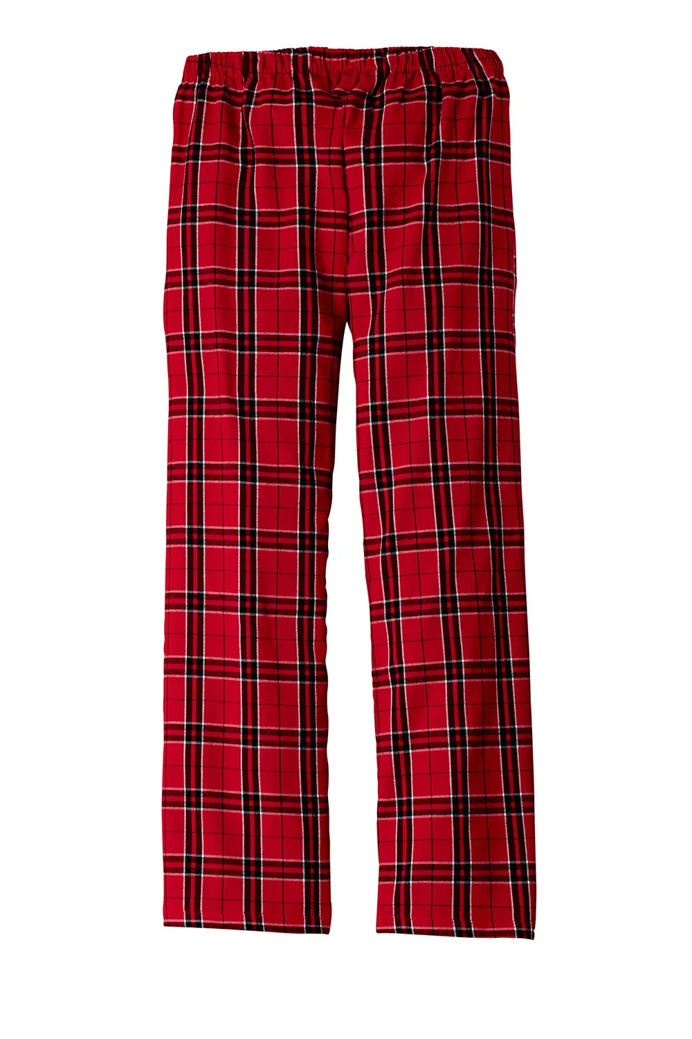 Pantalon de détente en flanelle à carreaux pour hommes District - Nouveau Rouge