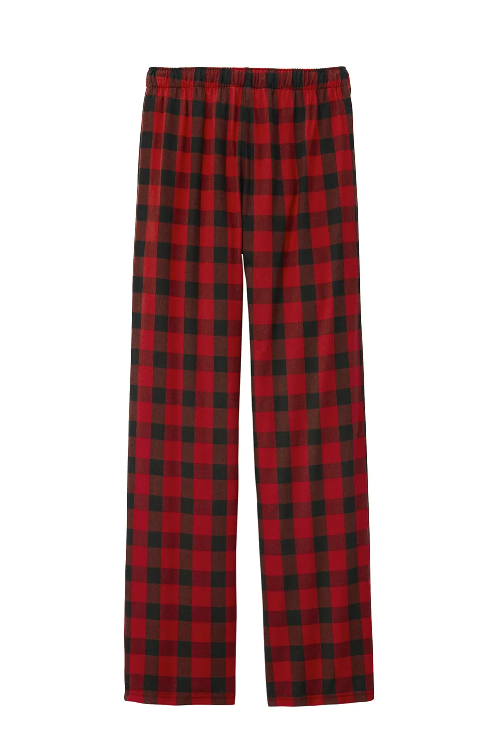 Pantalon de détente en flanelle à carreaux pour homme District - Vérifié bison rouge/noir