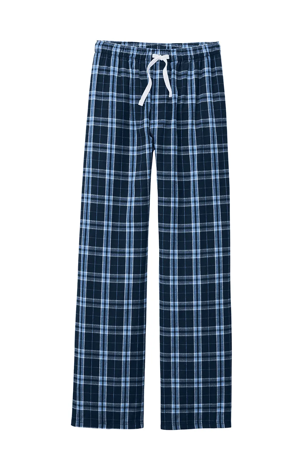 Pantalon de détente en flanelle à carreaux pour hommes District - Bleu marine vrai/Bleu Caroline