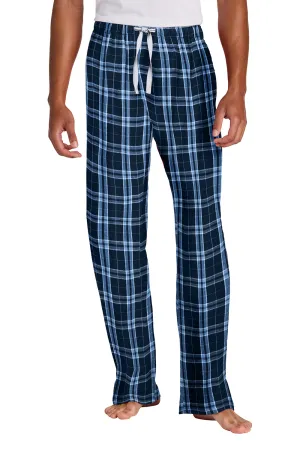 Pantalon de détente en flanelle à carreaux pour hommes District - Bleu marine vrai/Bleu Caroline
