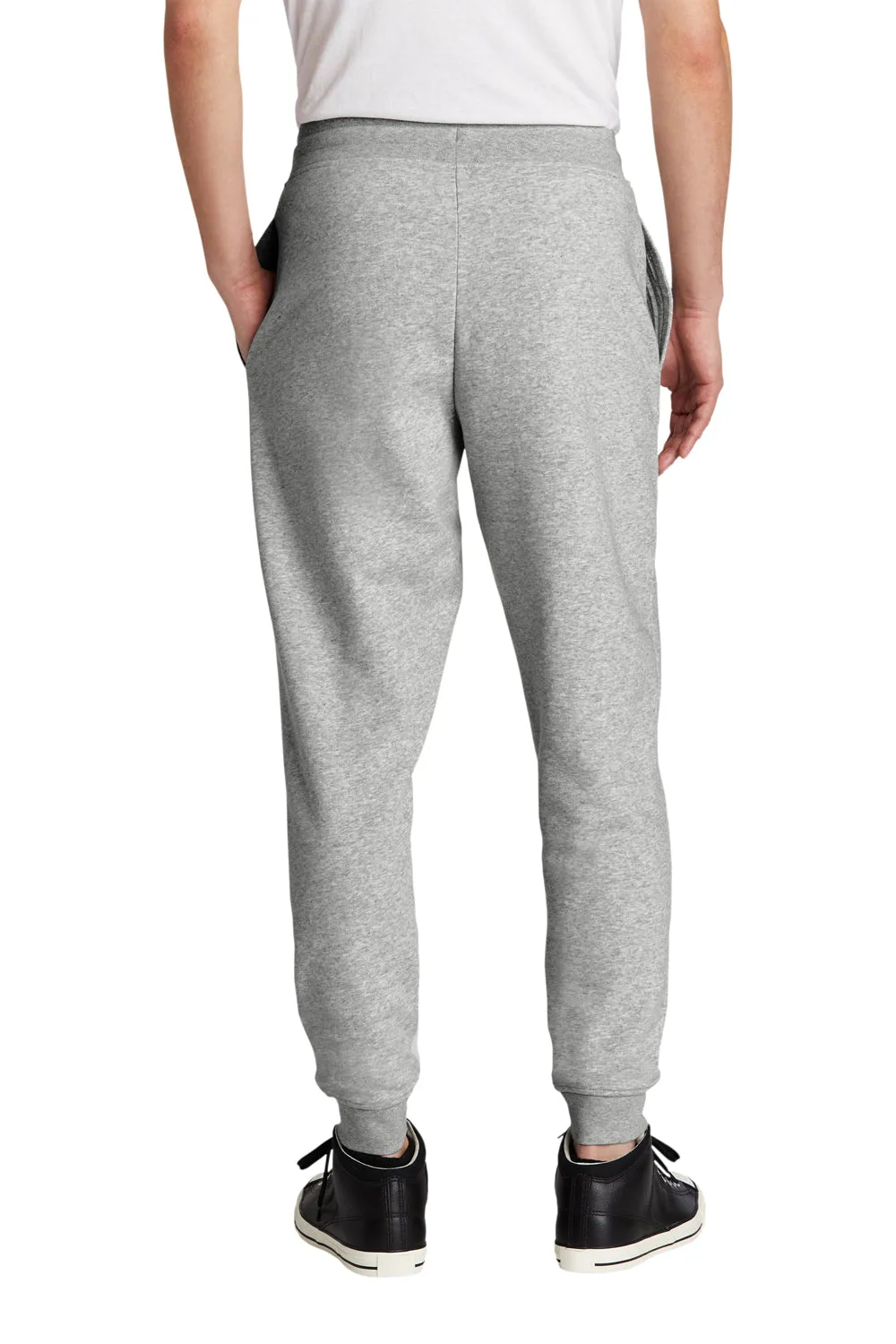 Pantalon de jogging en polaire V.I.T. pour hommes avec poches - Gris clair chiné