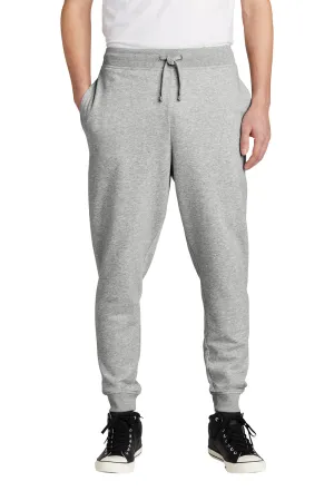 Pantalon de jogging en polaire V.I.T. pour hommes avec poches - Gris clair chiné