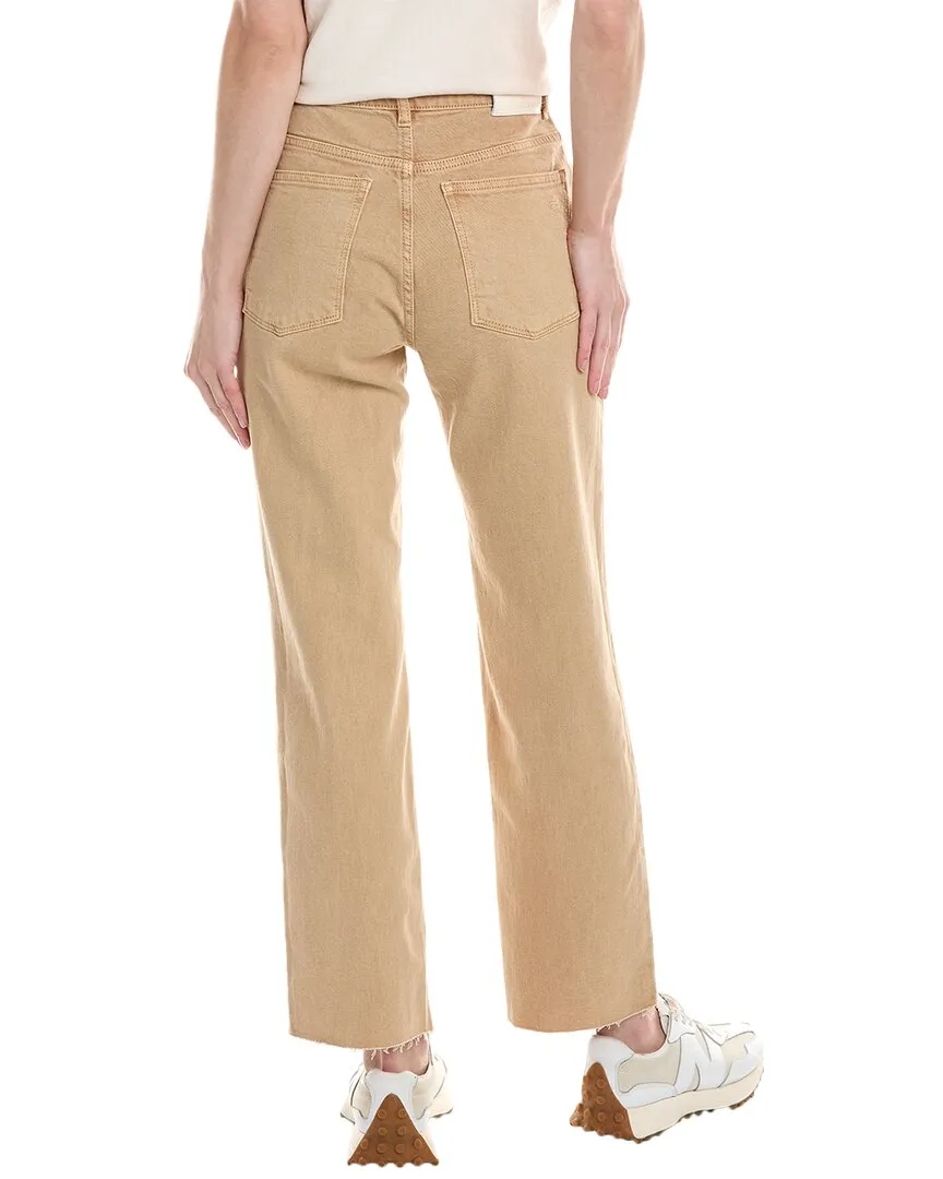 DL1961 Patti Jean droit vintage à la cheville en sable à taille haute