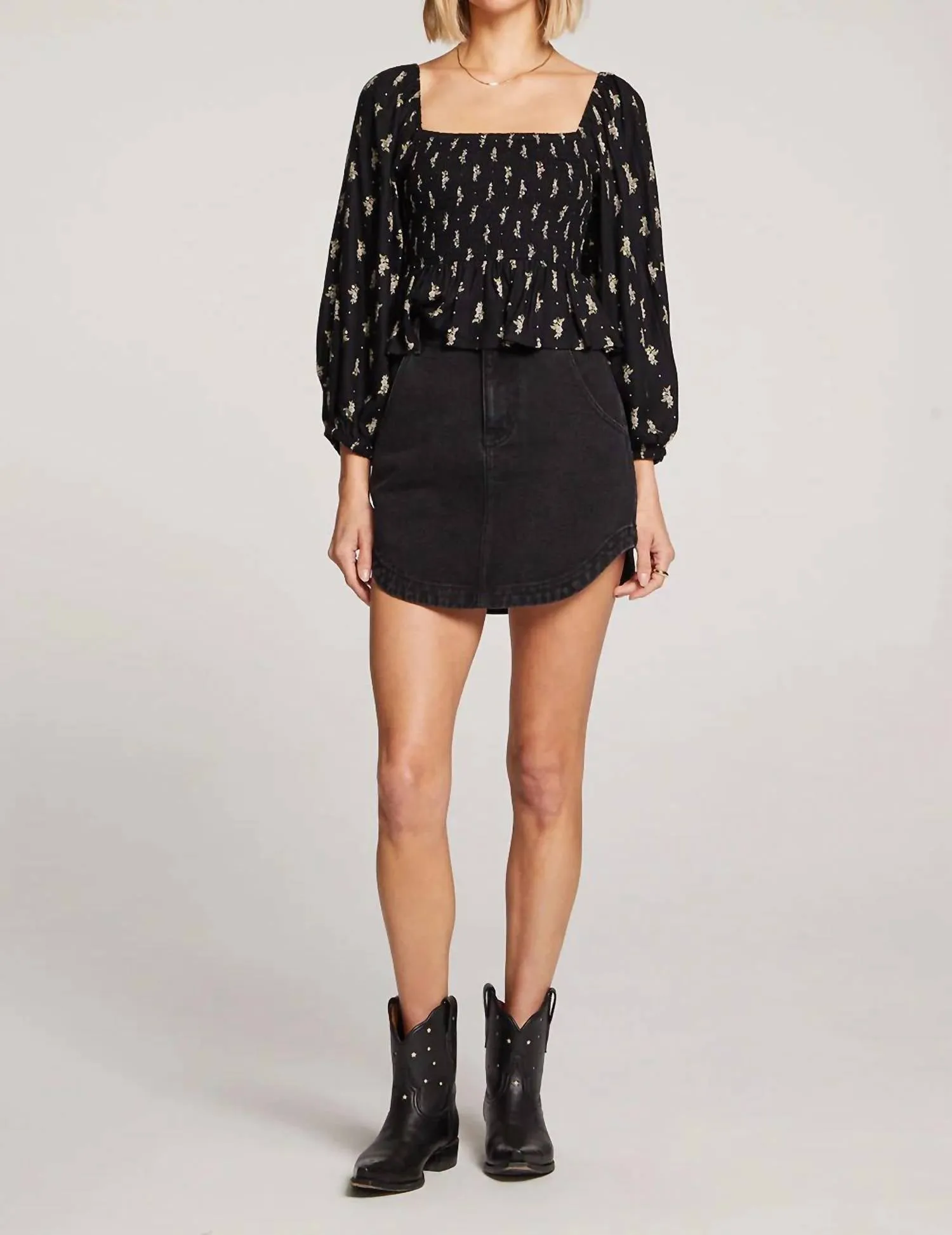 Jupe Mini Elisia En Noir