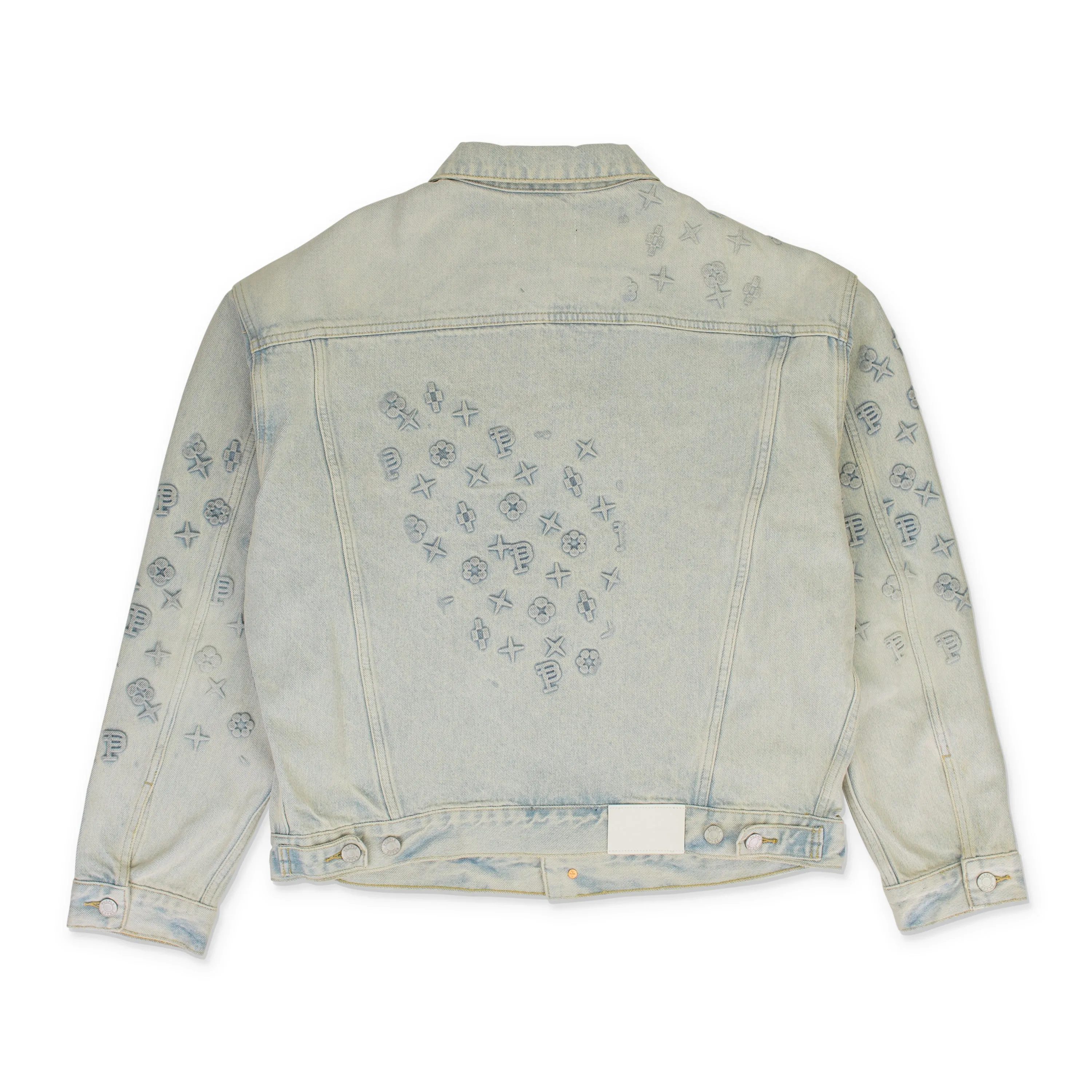 VESTE BOSSELLÉE Indigo VESTES EN DENIM